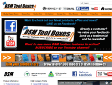 Tablet Screenshot of dsmtoolboxes.com